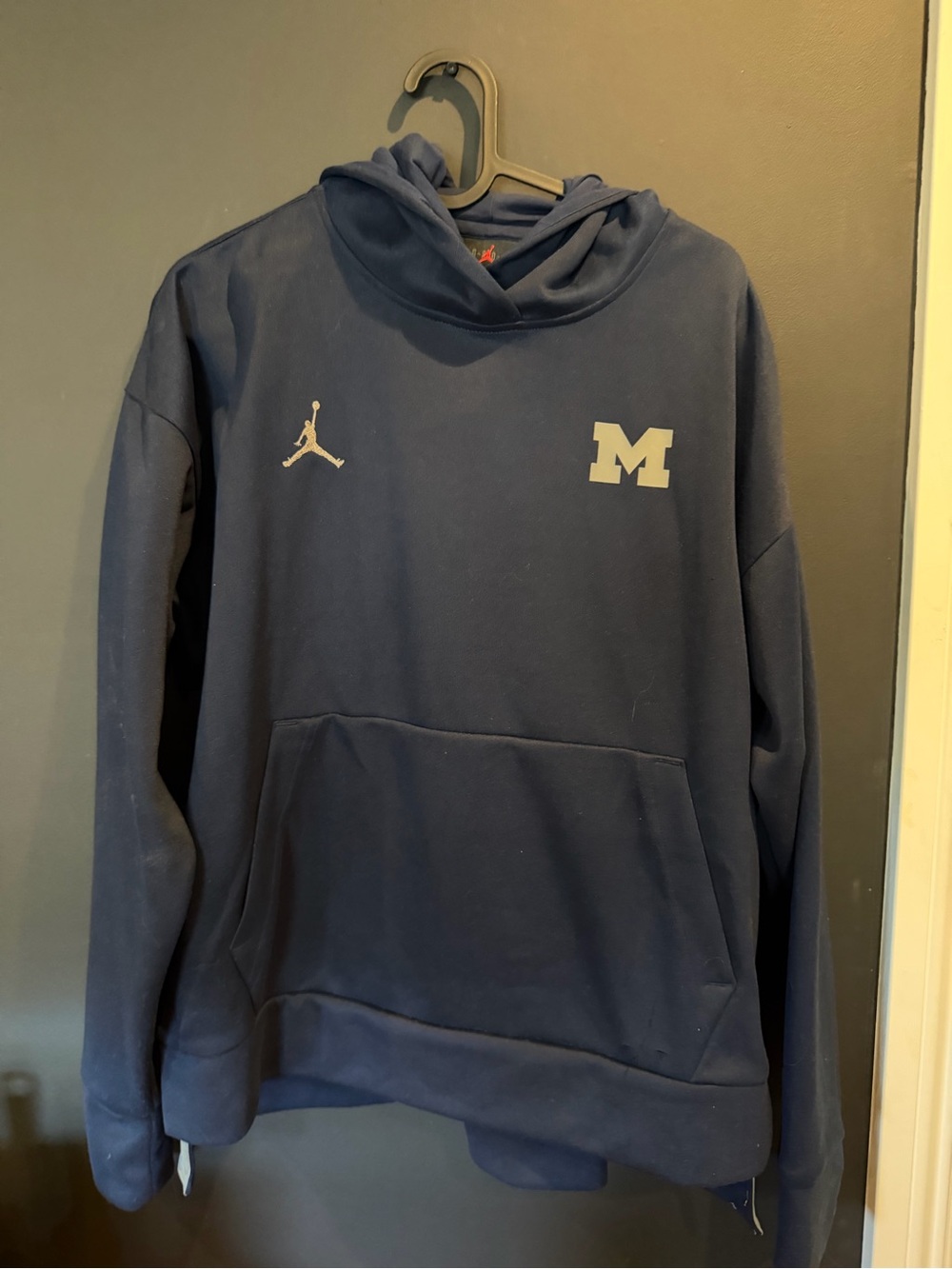 Michigan Navy Hoodie size medium